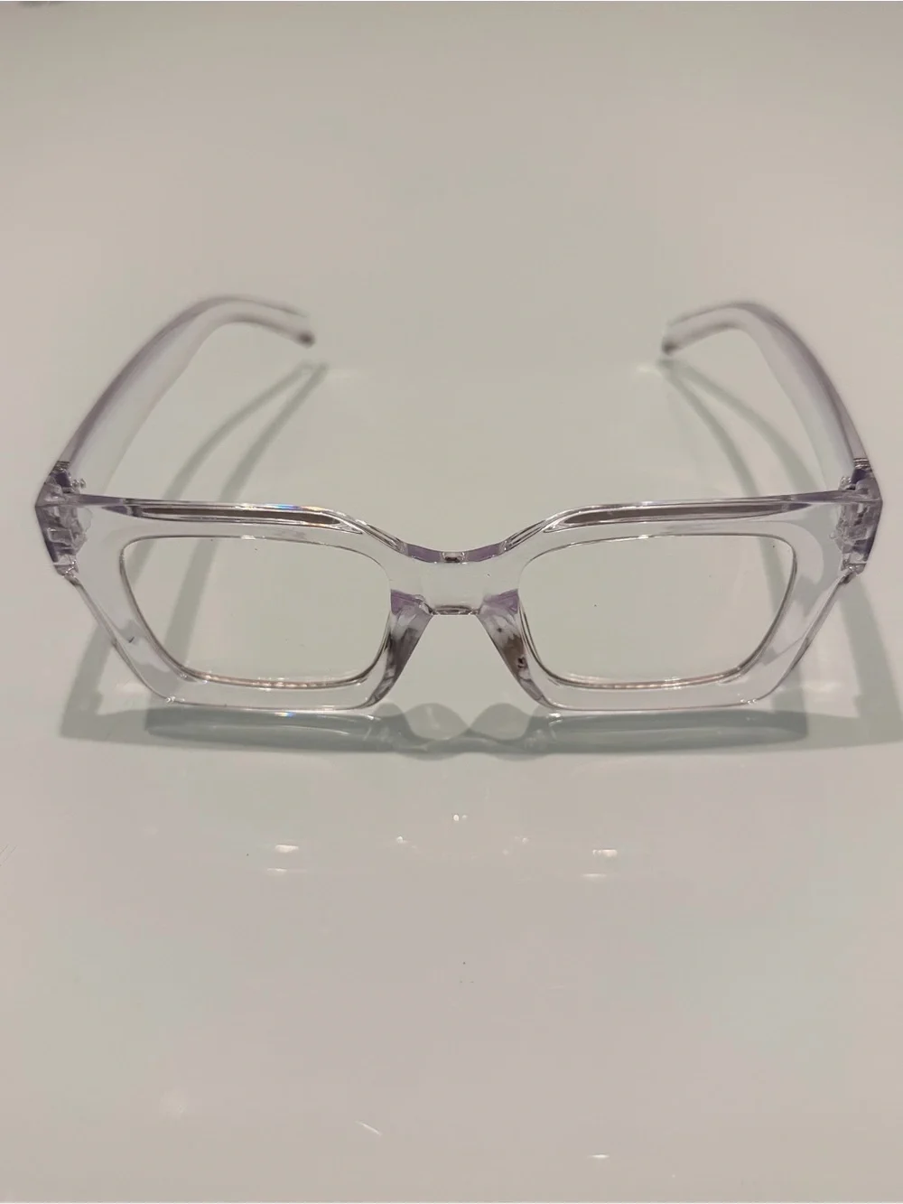 ROMANA Clear Square Frame Women's Fashion Glasses - Theframebar